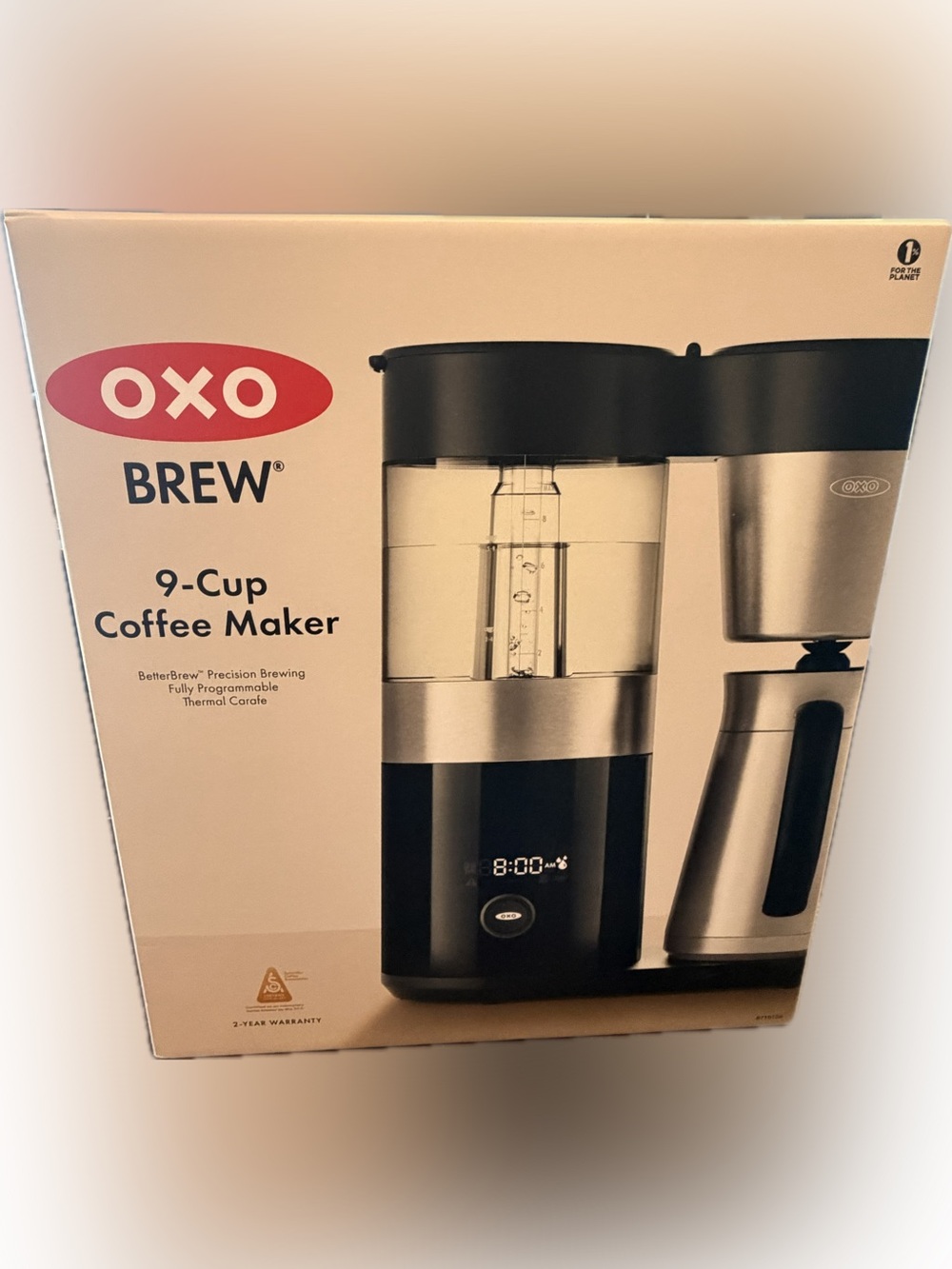 OXO 8710100 9-Cup Drip Coffee Maker with Stainless Steel Carafe *New/NIB*